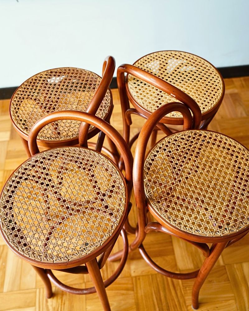 Banquetas (conjunto com 4), Anônimo